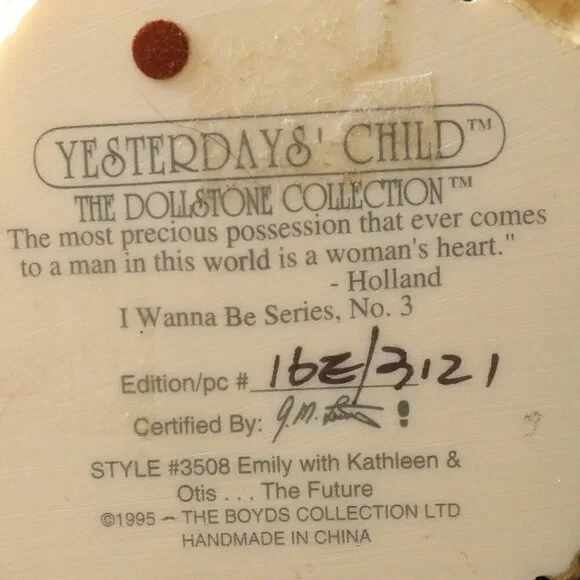 Yesterday's Child The Dollstone Collection I Wanna Be Series - Picture 5 of 5